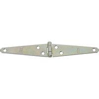 National Hardware 4 in. L Zinc-Plated Light Strap Hinge 2 pk