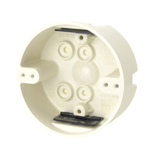 Allied Moulded 15 cu in Round Fiberglass Outlet Box Off White (Pack of 50)
