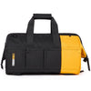 ToughBuilt 16 in. W X 10 in. H Polyester Massive Mouth All-Purpose Tool Bag 38 pocket Black/Gray/Ora