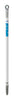 Unger Telescoping 6 ft. L X 2 in. D Steel Extension Pole Black/White