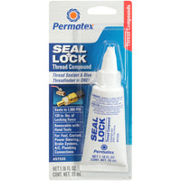 Permatex Seal + Lock 1000 PSI Holding Power Epoxy Silicone Adhesive Sealant Gel 1.18 oz.