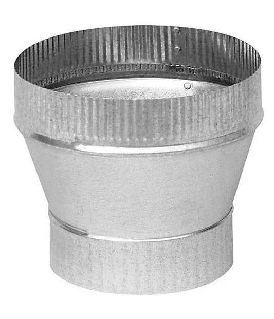 Imperial Gray 26 ga. Galvanized Steel Crimp on Large End Stove Pipe Increaser 8 x 9 Dia. in. (Pack of 8).