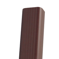 Amerimax 2 in. H x 3.1 in. W x 120 in. L Brown Vinyl Downspout (Pack of 6)