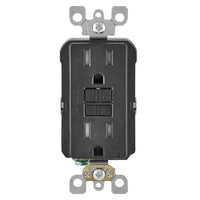 Leviton SmartlockPro 15 amps 125 V Duplex Black GFCI Outlet 5-15R 1 pk - Deal of The Week