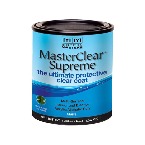 Modern Masters MasterClear Supreme Matte Clear Water-Based Protective Coating 1 qt - Deal of The Week
