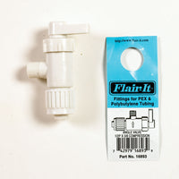 Flair-It 1/2 in. 3/8 in. Plastic Angle Stop Valve