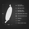 Feit LED Retrofits White 7 in. W Aluminum LED Canless Recessed Downlight 14.6 W
