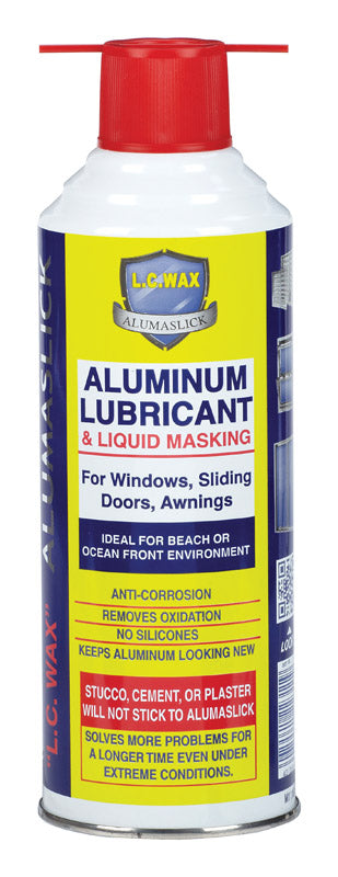 L.C. Wax Aluminum Anti-Corrosion Flammable Lubricant and Liquid Masking 12 oz. for Windows