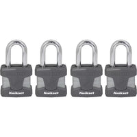 SmartKey Laminated Steel 2" Padlock SMT KA with 1-1/2" Shackle 4/pk