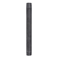 STZ Industries 3/4 in. MIP each X 3/4 in. D MIP Black Steel 10 in. L Nipple