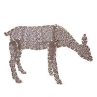 Celebrations LED Warm White Deer Silhouette 24 in. Yard Decor
