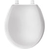 Mayfair by Bemis Round White Plastic Toilet Seat