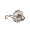 Schlage Flair Satin Nickel Privacy Lockset 1-3/4 in. - Open Box