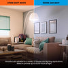 Feit A19 E26 (Medium) LED Bulb Bright White 60 Watt Equivalence 4 pk
