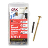 GRK Fasteners No. 20 in. X 4 in. L Star Washer Head W-Cut Structural Screws