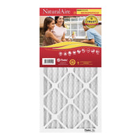 NaturalAire 12 in. W x 24 in. H x 1 in. D Synthetic 10 MERV Pleated Microparticle Air Filter (Pack of 6)