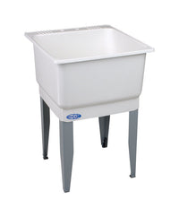 Mustee Utilatub 23 in. W X 25 in. D Single Polypropylene Laundry Tub - Open Box