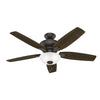 Hunter Kenbridge 52 in. Bronze LED Indoor Ceiling Fan