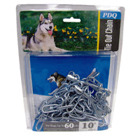 PDQ Silver Steel Dog Tie Out Chain Large