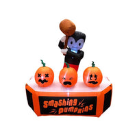 A Holiday Company 5 ft. Prelit Smashing Pumpkins Inflatable