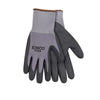 Kinco Men's Indoor/Outdoor Nitrile Palm Work Gloves Black/Gray M 1 pk