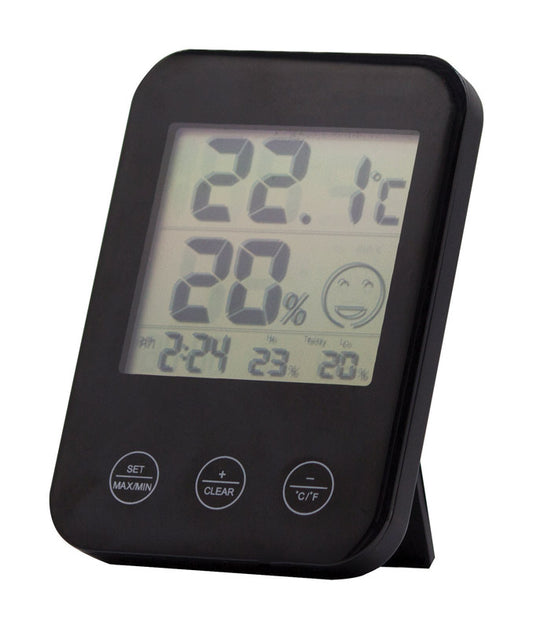 Taylor Digital Thermometer Plastic Black