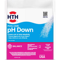 HTH Pool Care Granule pH Minus 5 lb (Pack of 4)