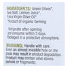 Gaea Olives - Organic - Green - Snack Pk - Case of 8 - 2.3 oz