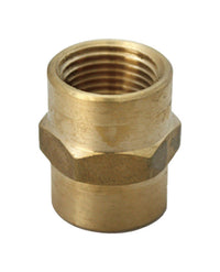 JMF 1/2 in. FPT x 3/8 in. Dia. FPT Yellow Brass Reducing Coupling (Pack of 4)