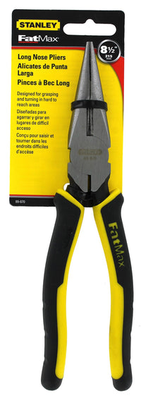 Stanley FatMax 8-1/2 in. Carbon Steel Long Nose Pliers