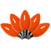 Celebrations Incandescent C9 Orange 4 ct Replacement Christmas Light Bulbs 0.08 ft.