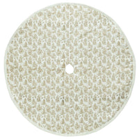 Dyno Faux Sueded Woodland Tree Skirt 48 in. (Pack of 4)