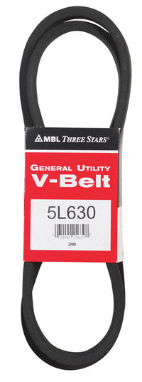 Mitsuboshi FHP 5L630 General Utility V-Belt 0.63 in. W X 63 in. L For Fractional Horsepower Motors