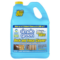 Simple Green Oxy Solve Deck and Fence Cleaner 1 gal Liquid (Pack of 4)