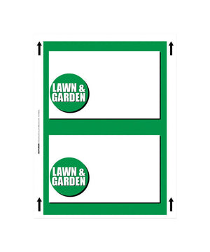 Centurion 11 in. H X 8.5 in. W Lawn & Garden Sign Polyethylene