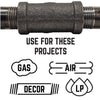 STZ Industries 1-1/2 in. MIP each X 1/2 in. D FIP Black Malleable Iron Hex Bushing