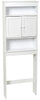 Zenna Home White Wood Bathroom Spacesaver
