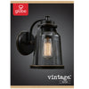 Globe Electric Vintage 1-Light Oil Rubbed Bronze Roth Wall Sconce