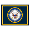 U.S. Navy Crest 8ft. x 10 ft. Plush Area Rug