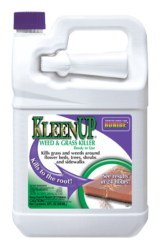 Bonide KleenUp Weed and Grass Killer RTU Liquid 1 gal. (Pack of 4)