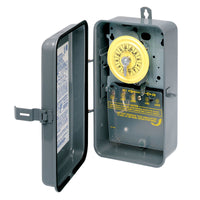 Intermatic Indoor and Outdoor Mechanical Timer Switch 120 V Gray - Open Box