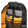 DeWalt Polyester/Tarpaulin Pro Backpack on Wheels Tool Bag 46 pocket Black/Yellow 1 pc