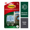 3M Command Medium Plastic Hook 2-3/8 in. L 2 pk (Pack of 4)