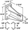 Prime-Line 2-3/4 in. L Plastic Ball-Bearing Rollers Drawer Slides Track Bracket 2 pk