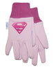 Midwest Quality Glove Warner Bros Child's Outdoor Cotton Gardening Gloves Pink Youth 1 pair (Pack of 6)