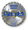 Irwin Marathon 7-1/4 in. D X 5/8 in. Carbide Circular Saw Blade 24 teeth 1 pk (Pack of 10)