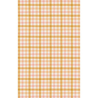 Geometry Multi Polyester Peachy Kitchen Towel 1 pk (Pack of 2)