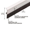 M-D Building Products Silver/Brown Vinyl Door Bottom Brush Sweep 36 L x 2-1/4 Thick in.