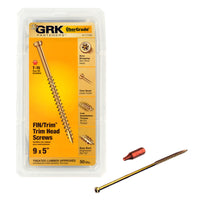 GRK Fasteners UberGrade No. 9  x 5 in. L Star Trim Head Steel Construction Screws 50 pk