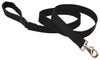 Lupine Pet Basic Solids Black Black Nylon Dog Leash